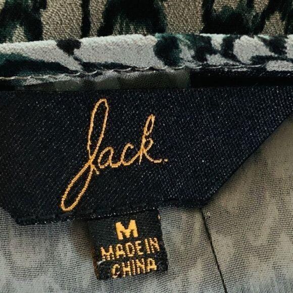 Jack by BB Dakota Dress Boho Gray Skyler Scoop Neck M - Picture 7 of 10